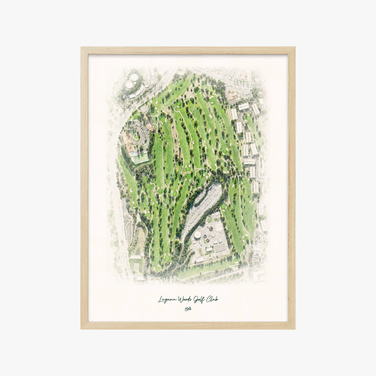 Laguna Woods Golf Club wood frame