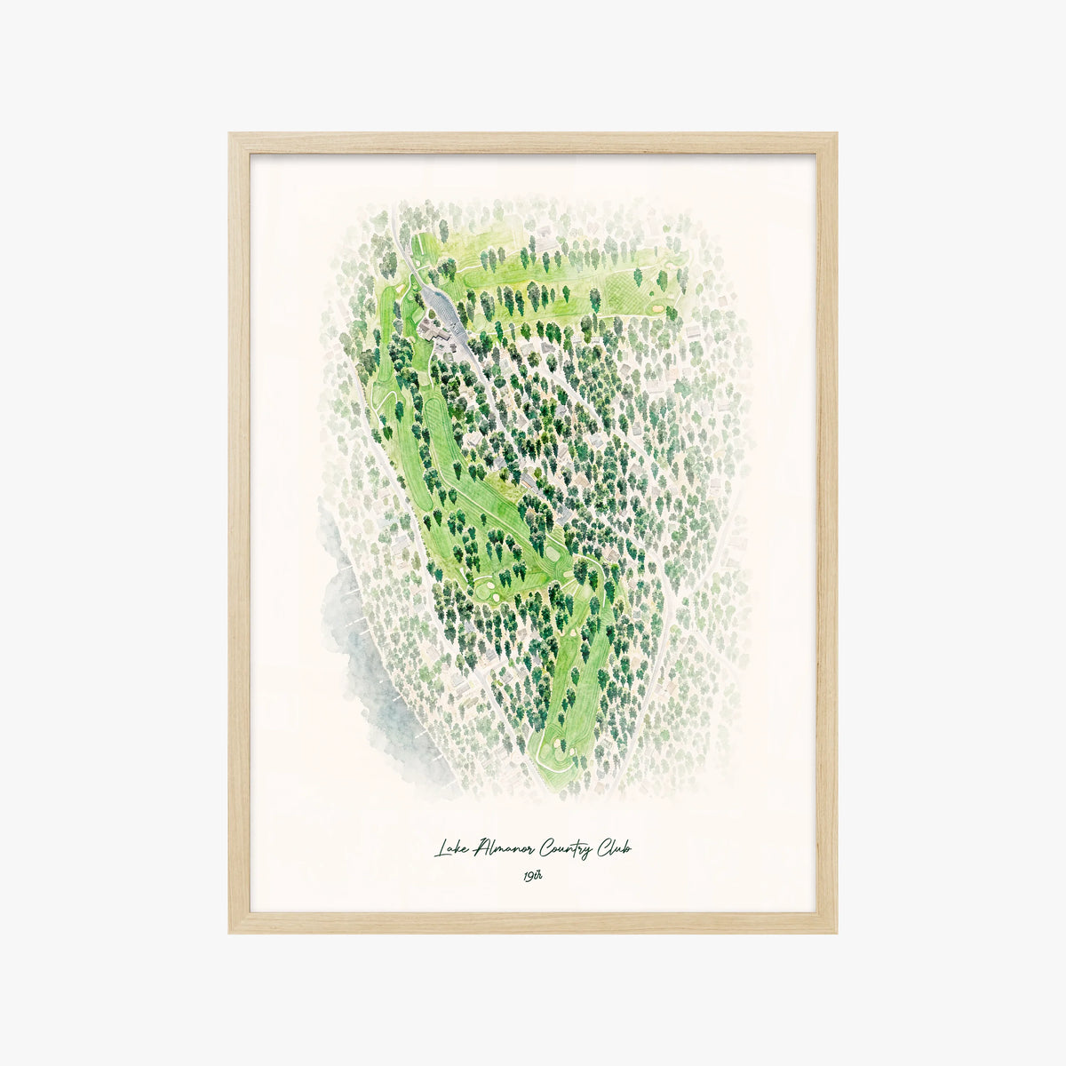 Lake Almanor Country Club wood frame