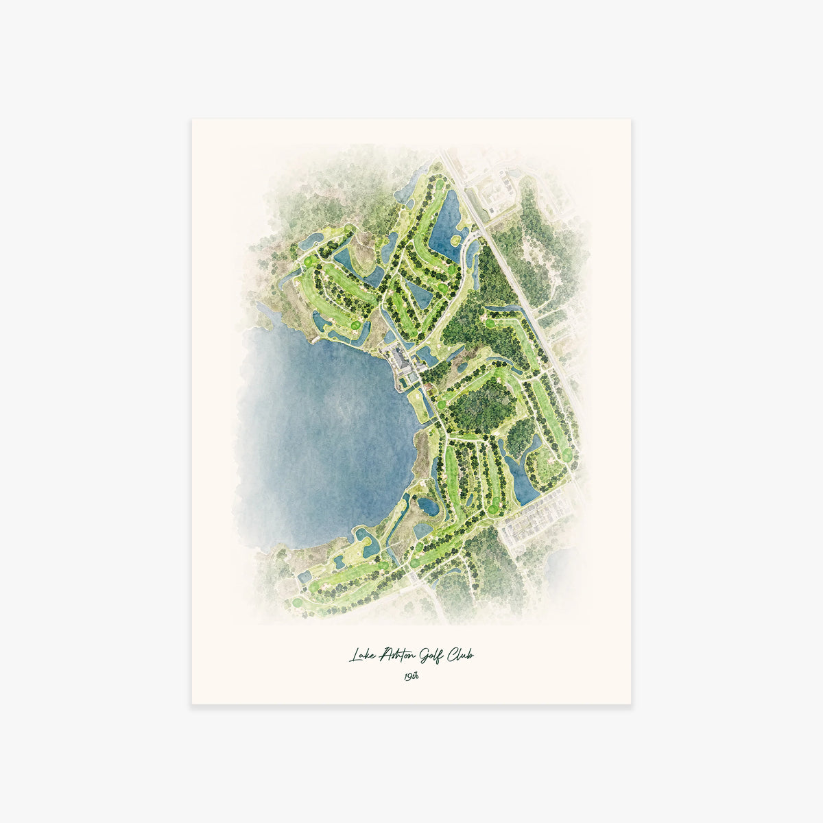 Lake Ashton Golf Club printed artwork