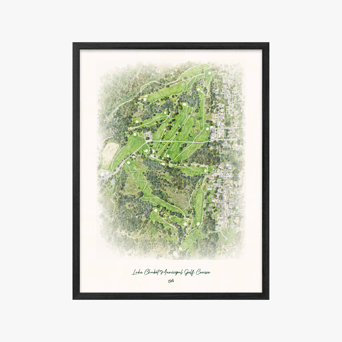Lake Chabot Municipal Golf Course black frame