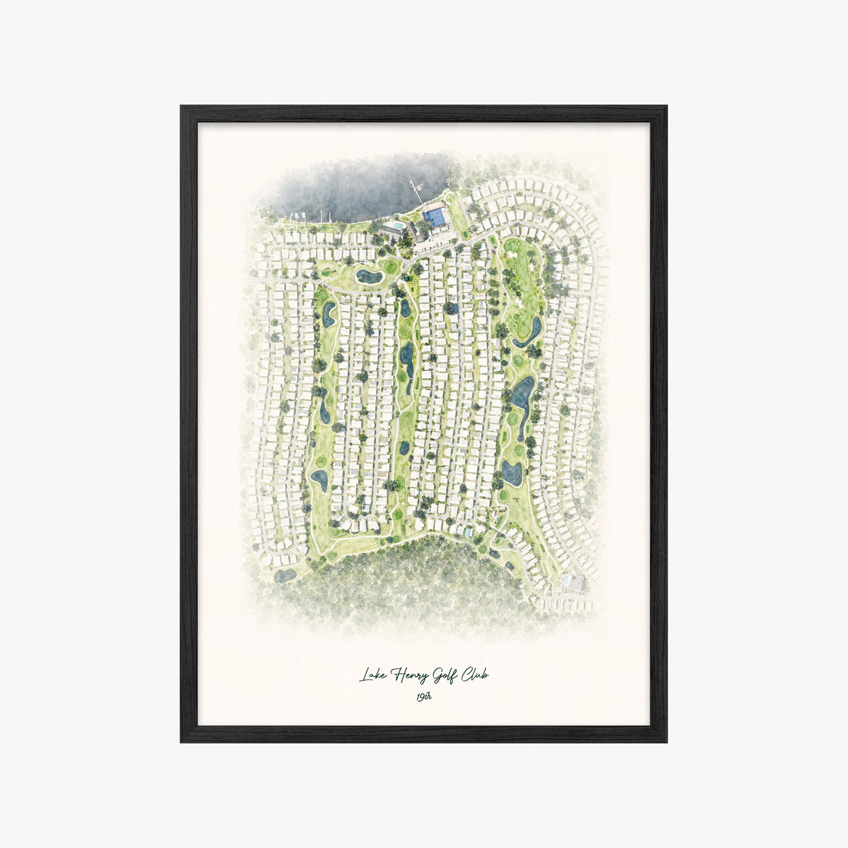 Lake Henry Golf Club black frame
