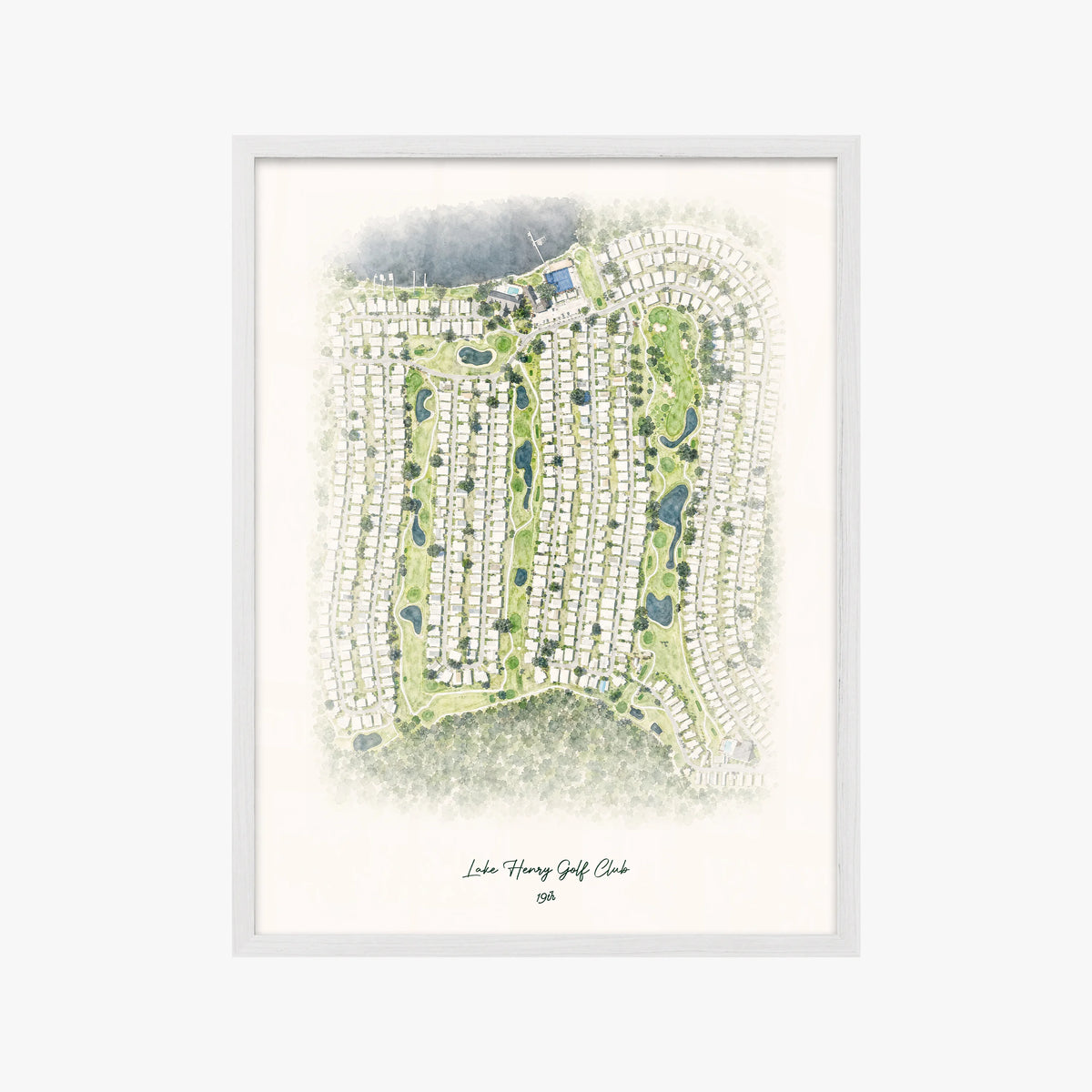 Lake Henry Golf Club white frame