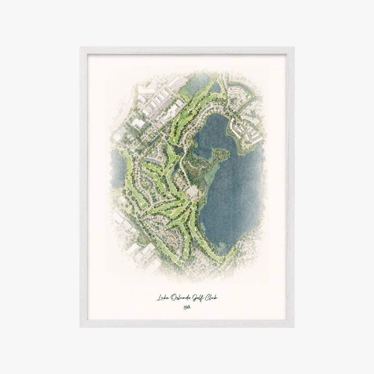 Lake Orlando Golf Club white frame