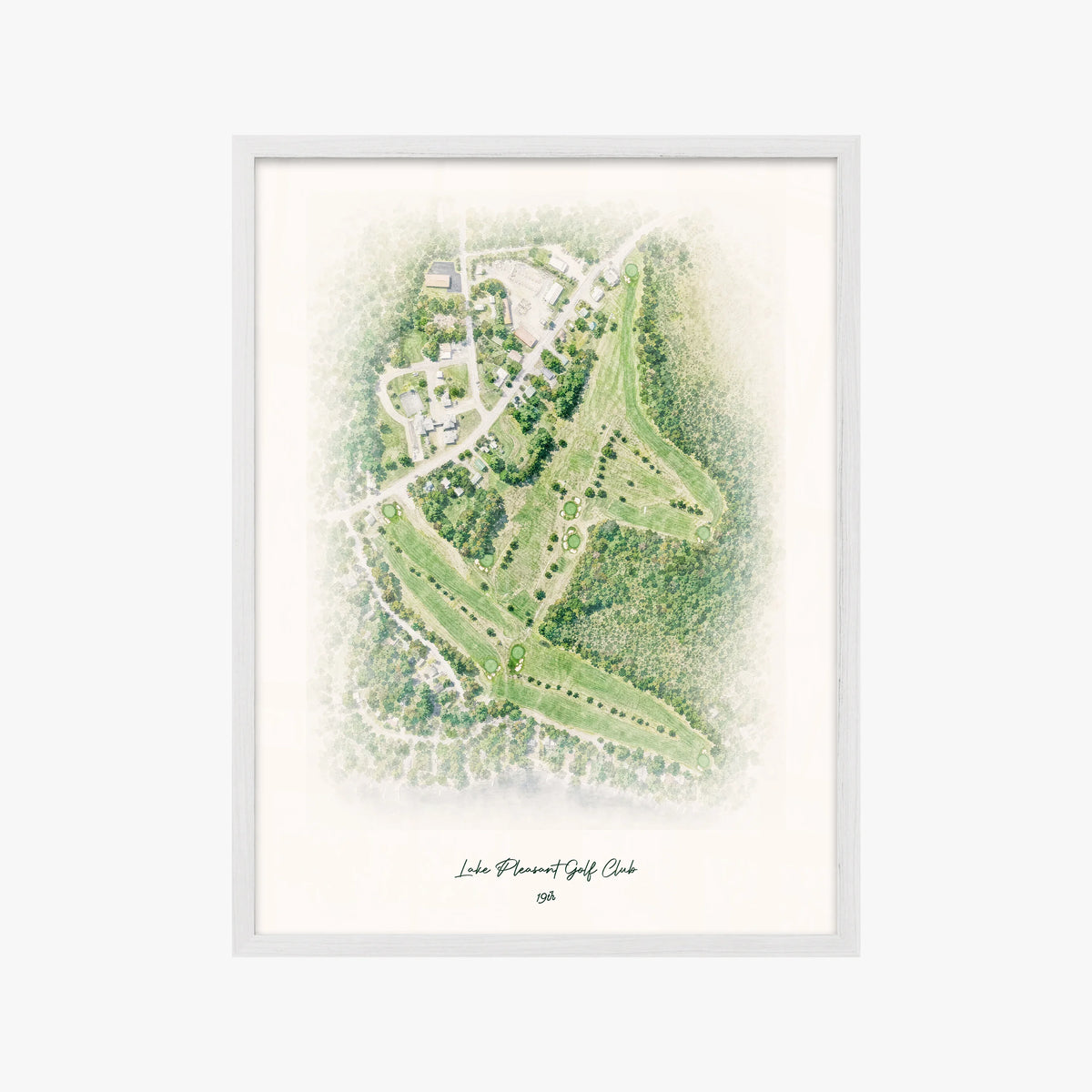 Lake Pleasant Golf Club white frame