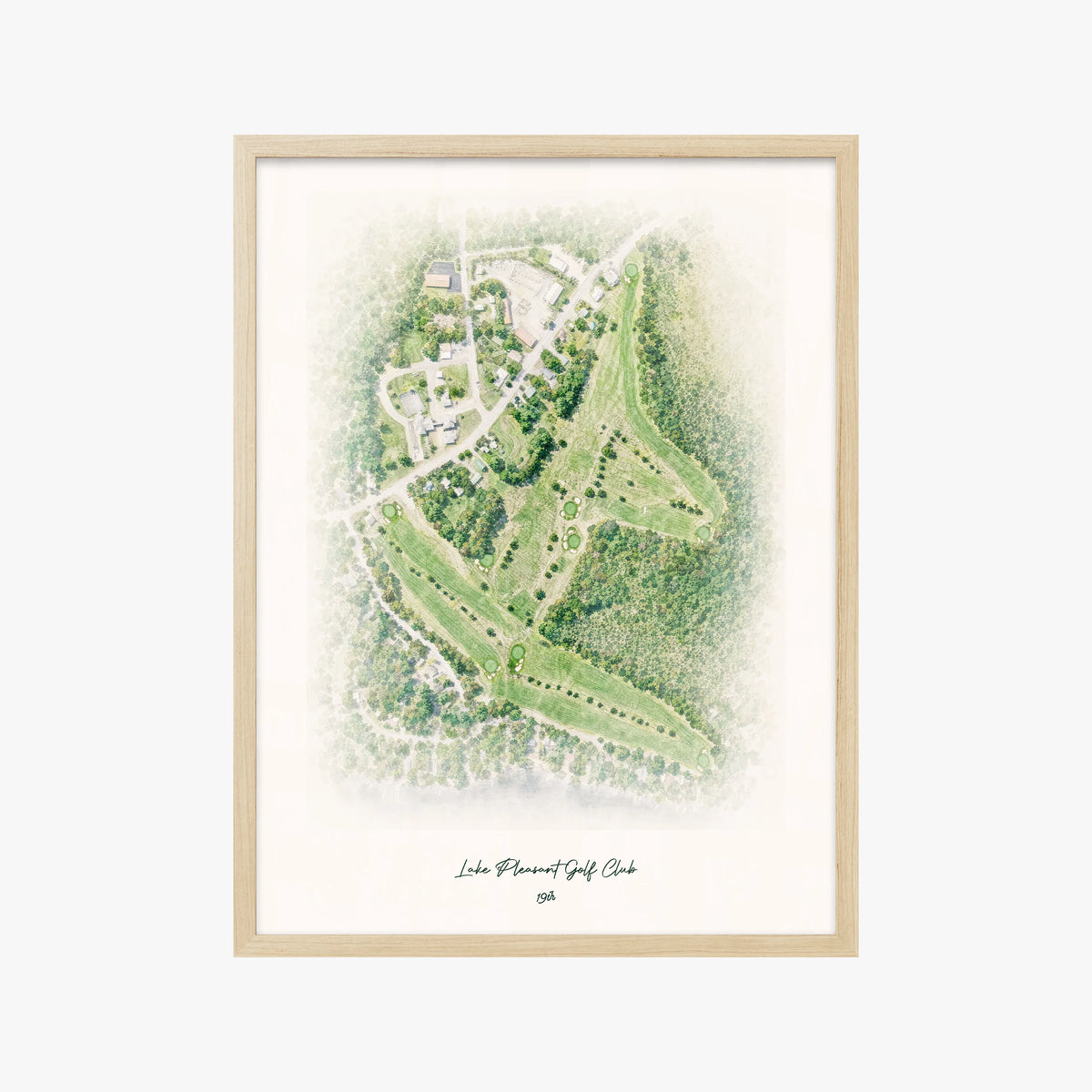 Lake Pleasant Golf Club wood frame