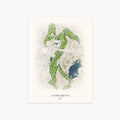 Lake Ridge Golf Course printed artwork