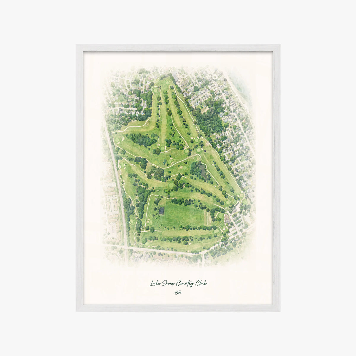 Lake Shore Country Club white frame