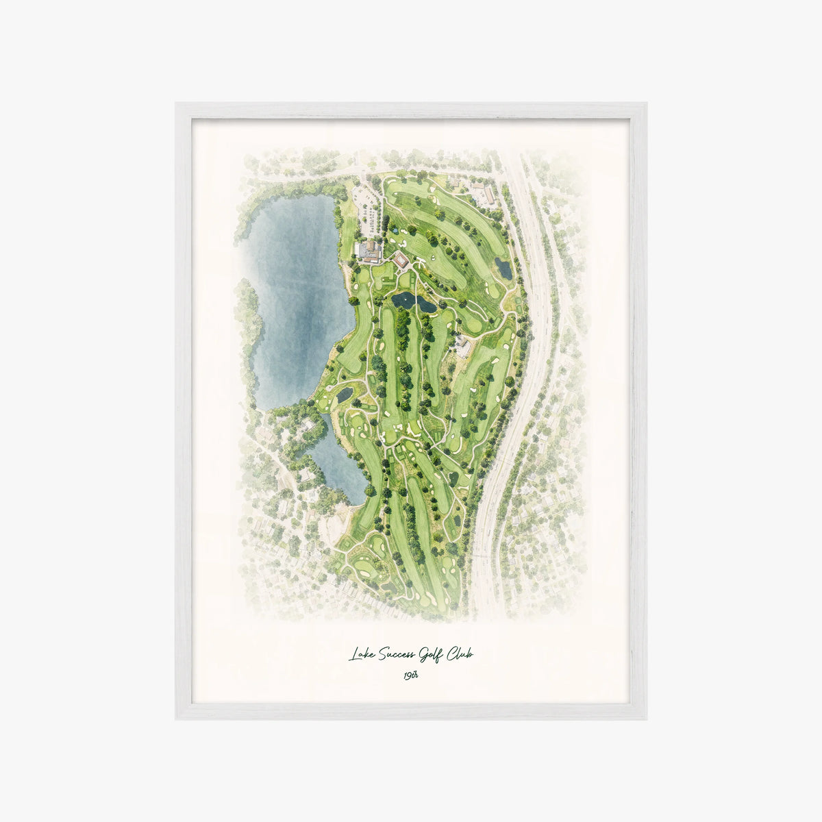 Lake Success Golf Club white frame