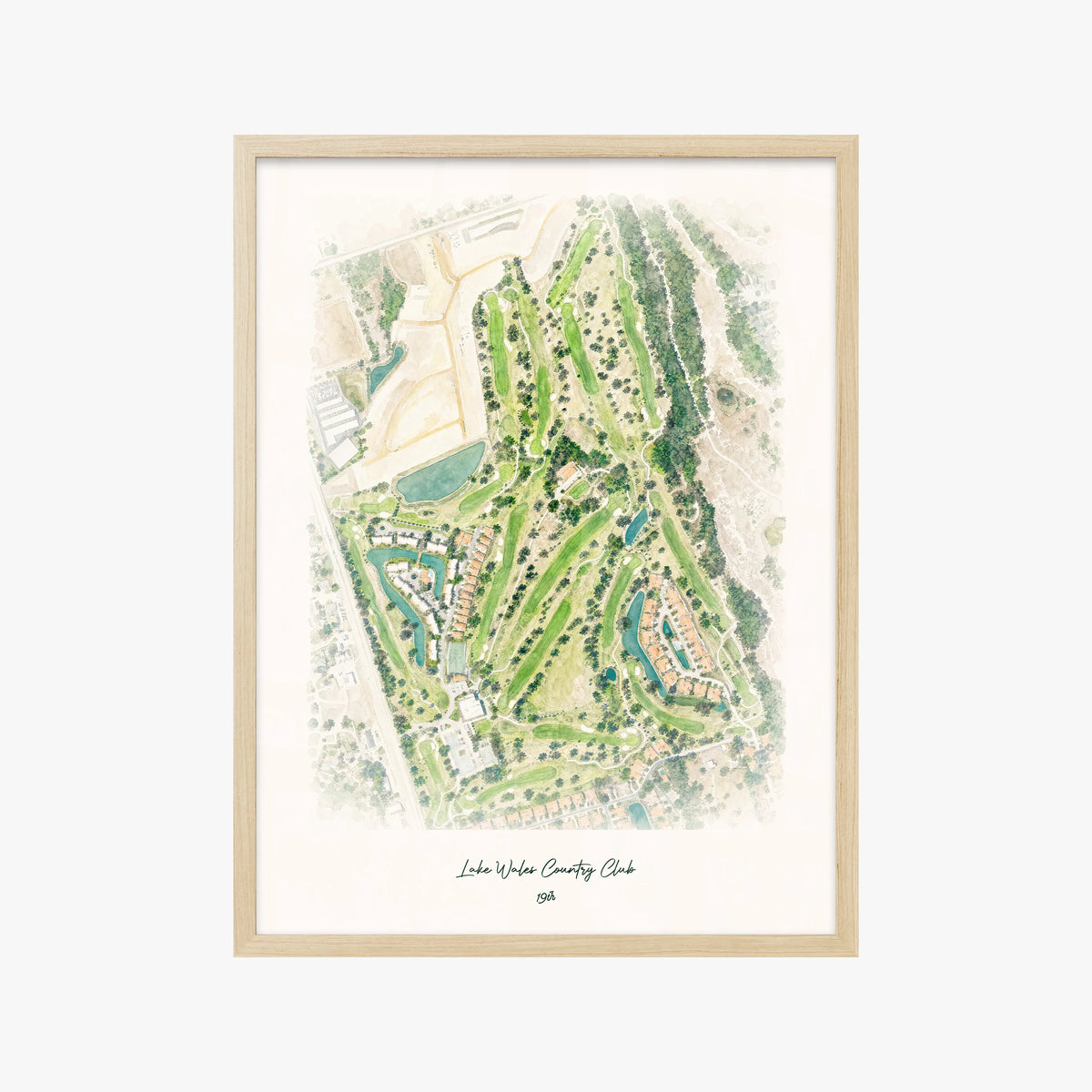 Lake Wales Country Club wood frame