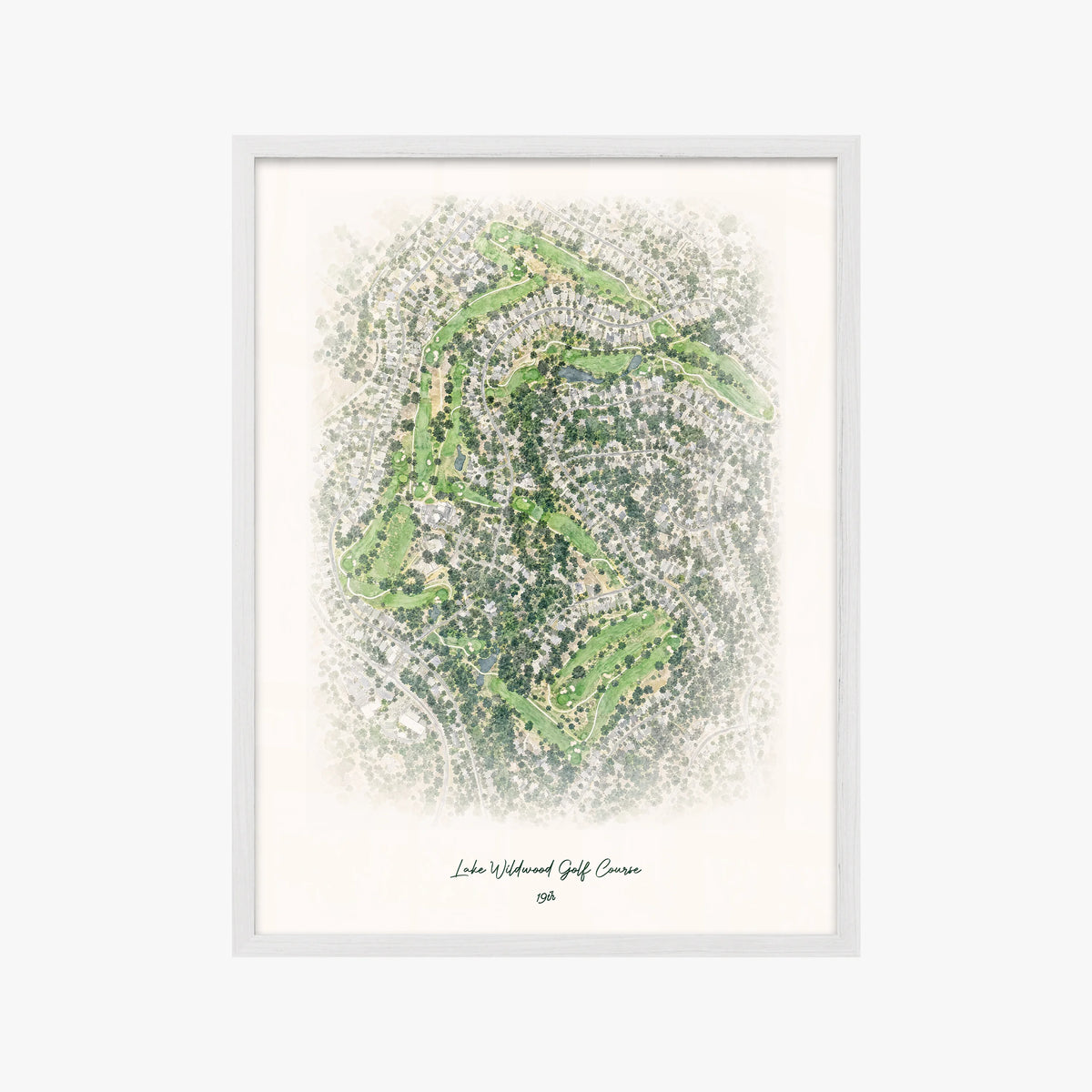Lake Wildwood Golf Course white frame