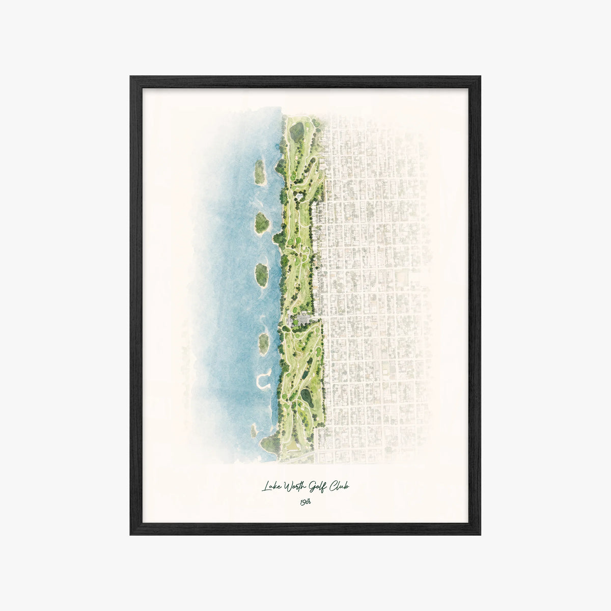 Lake Worth Golf Club black frame