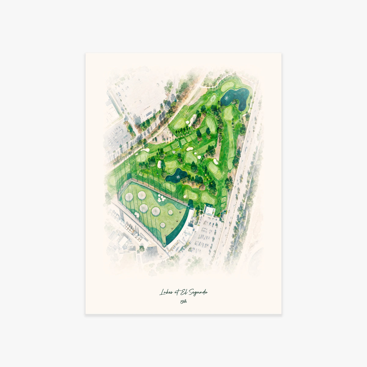 Lakes at El Segundo printed artwork