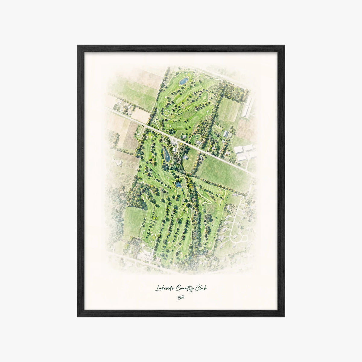 Lakeside Country Club black frame