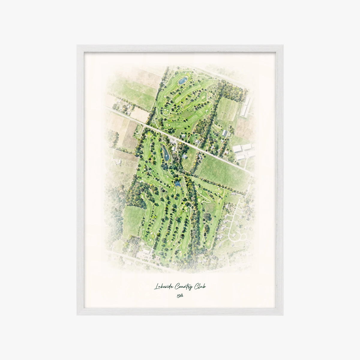 Lakeside Country Club white frame