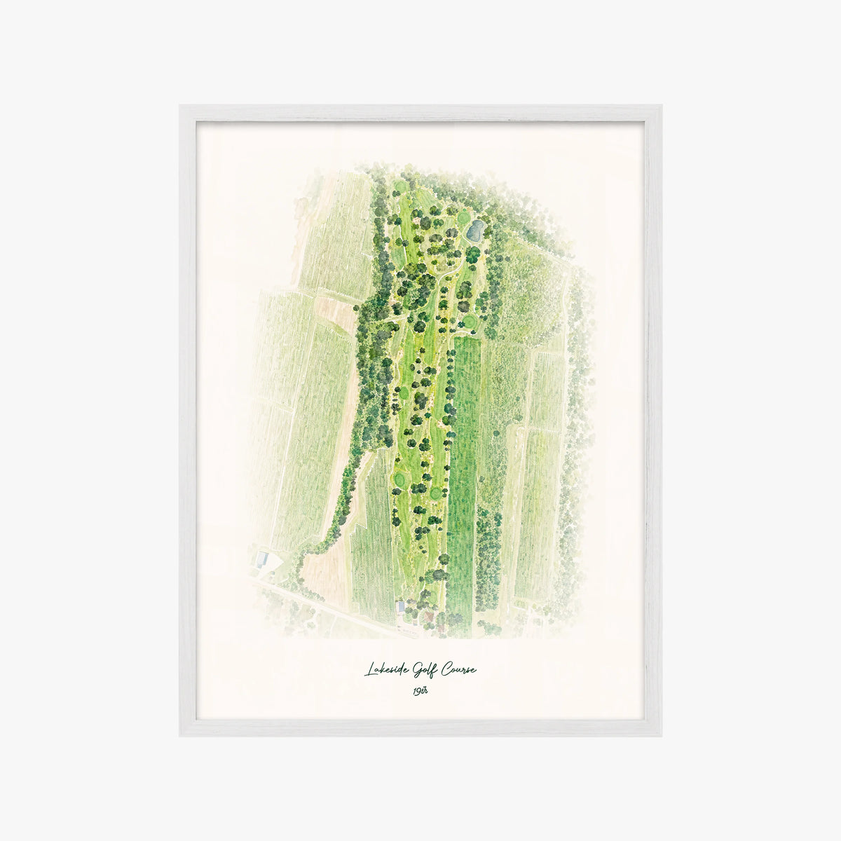 Lakeside Golf Course white frame
