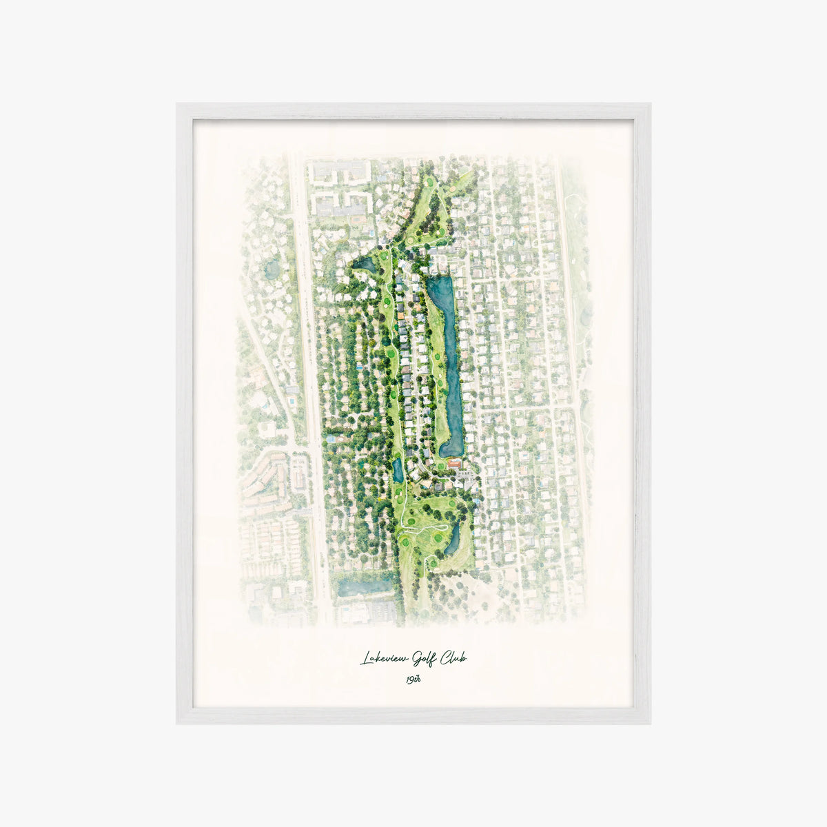 Lakeview Golf Club white frame