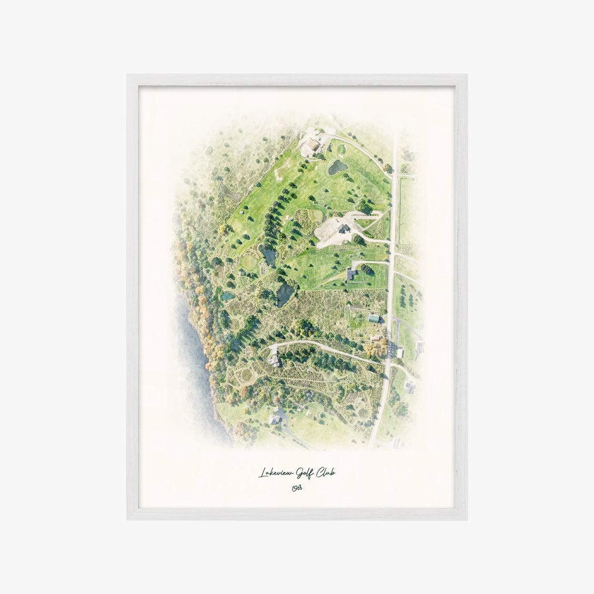 Lakeview Golf Club white frame