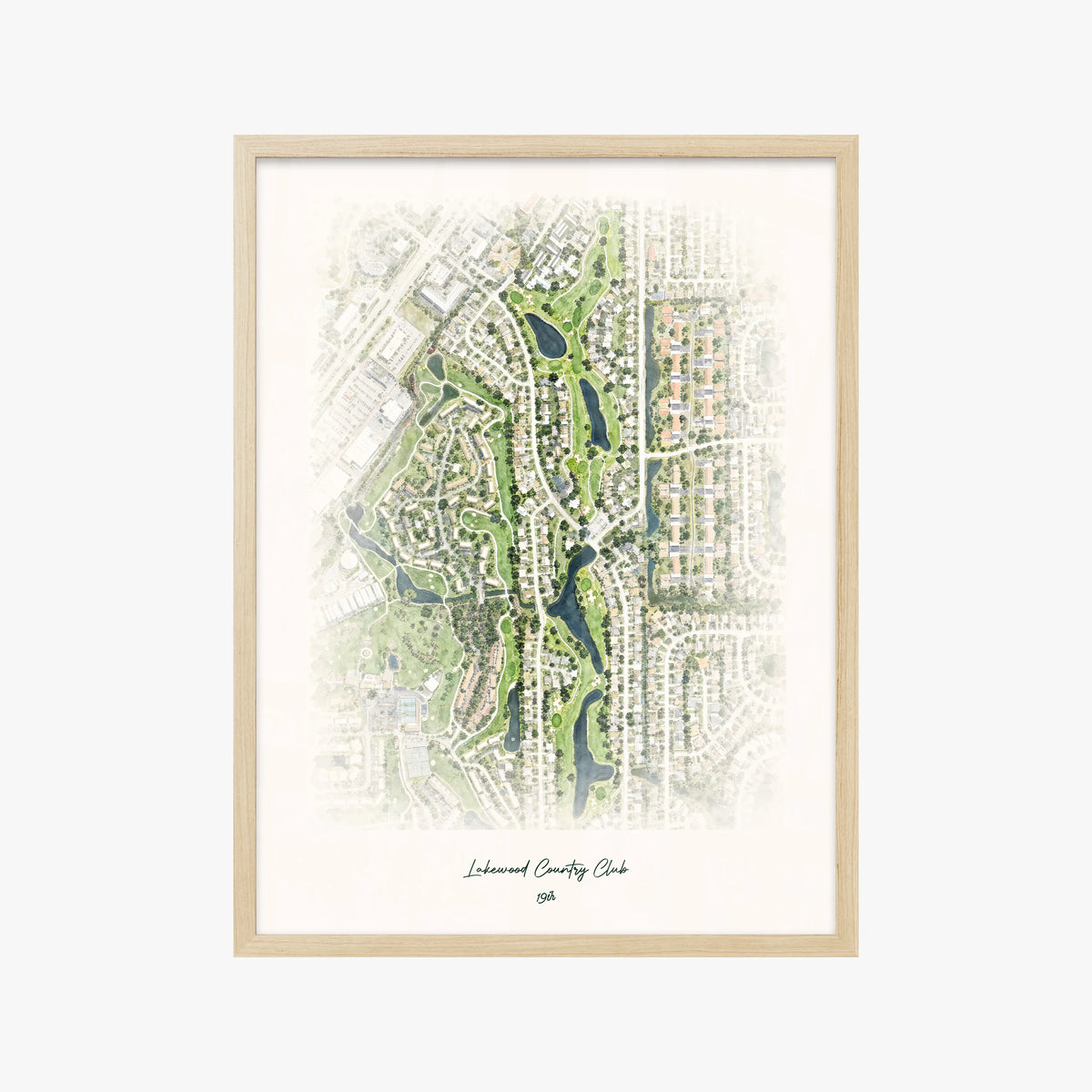 Lakewood Country Club wood frame