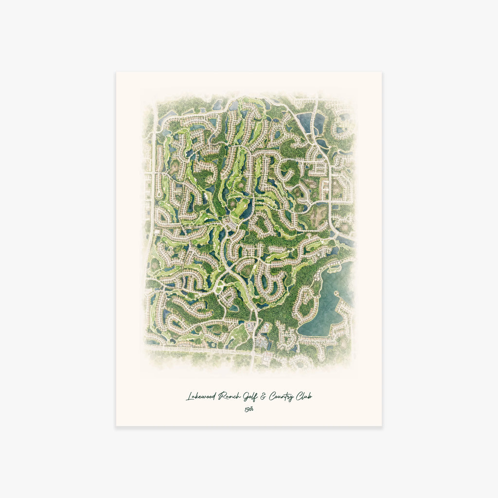 Lakewood Ranch Golf & Country Club printed artwork