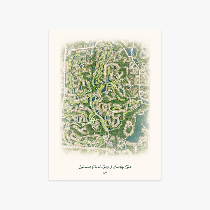 Lakewood Ranch Golf & Country Club printed artwork