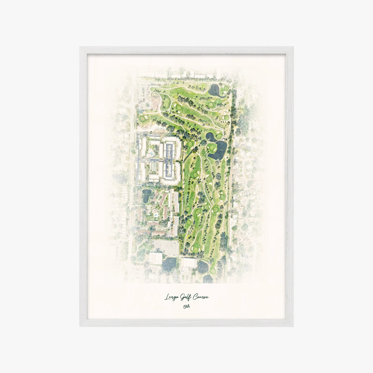 Largo Golf Course white frame
