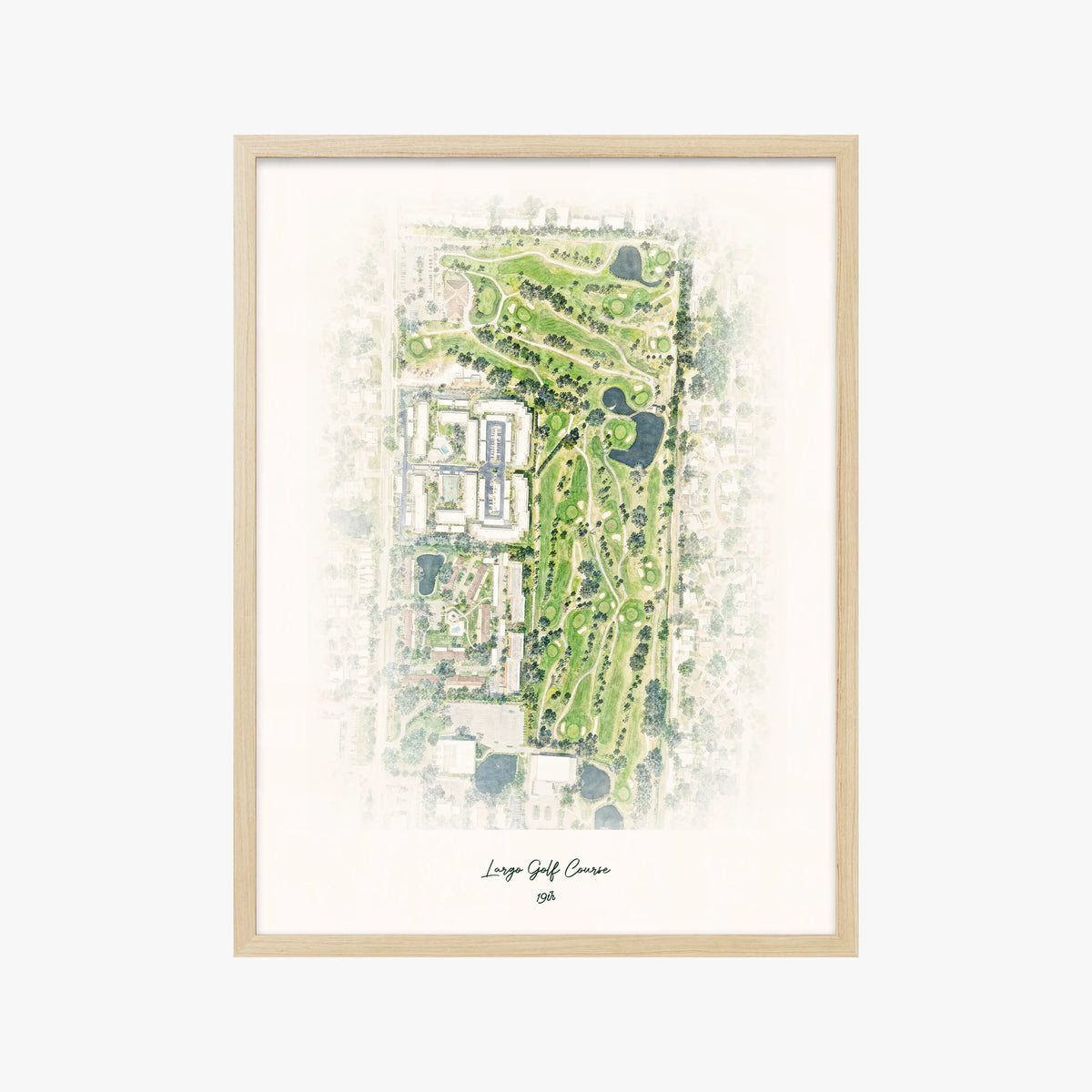 Largo Golf Course wood frame