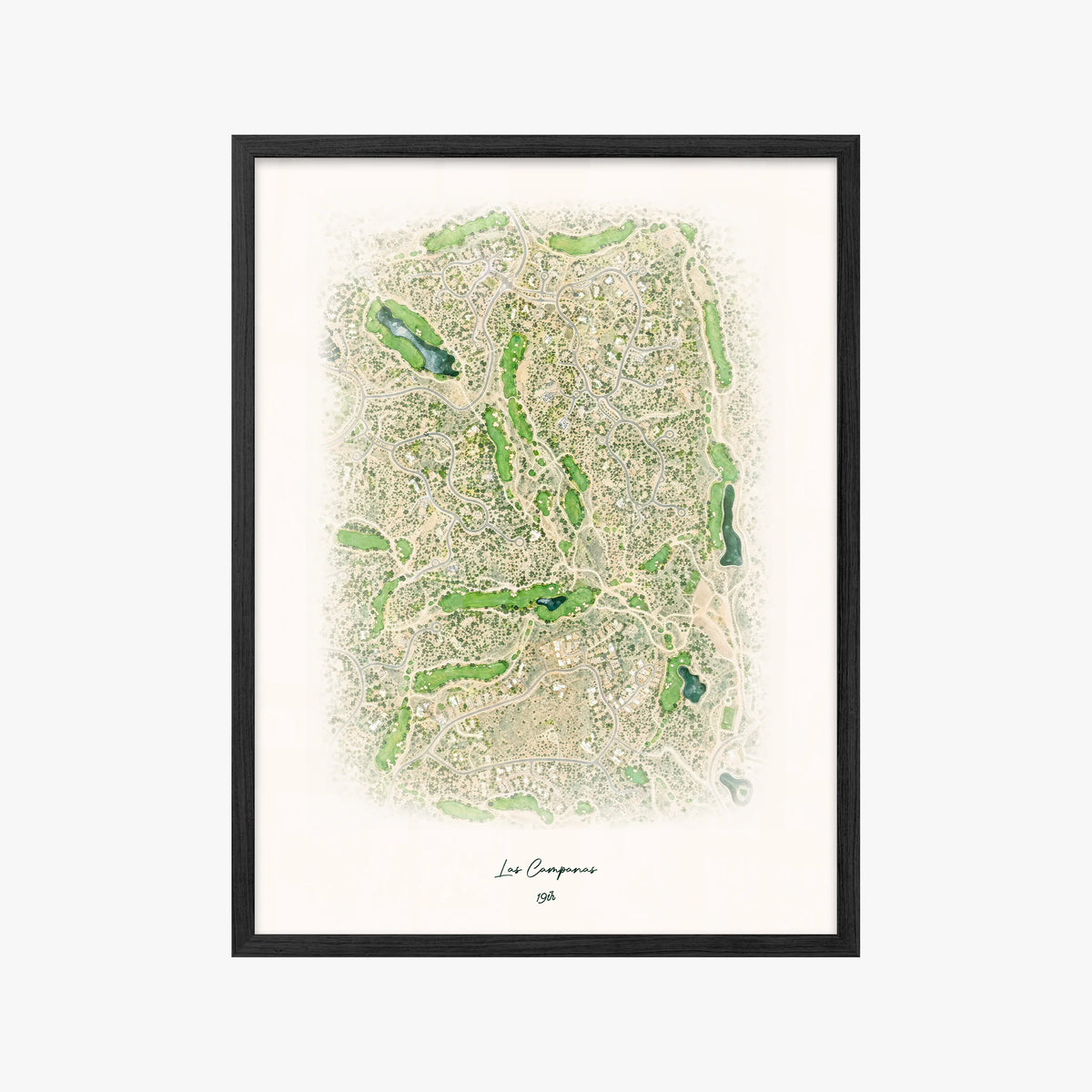Las Campanas black frame