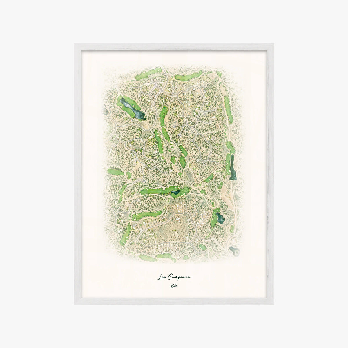 Las Campanas white frame