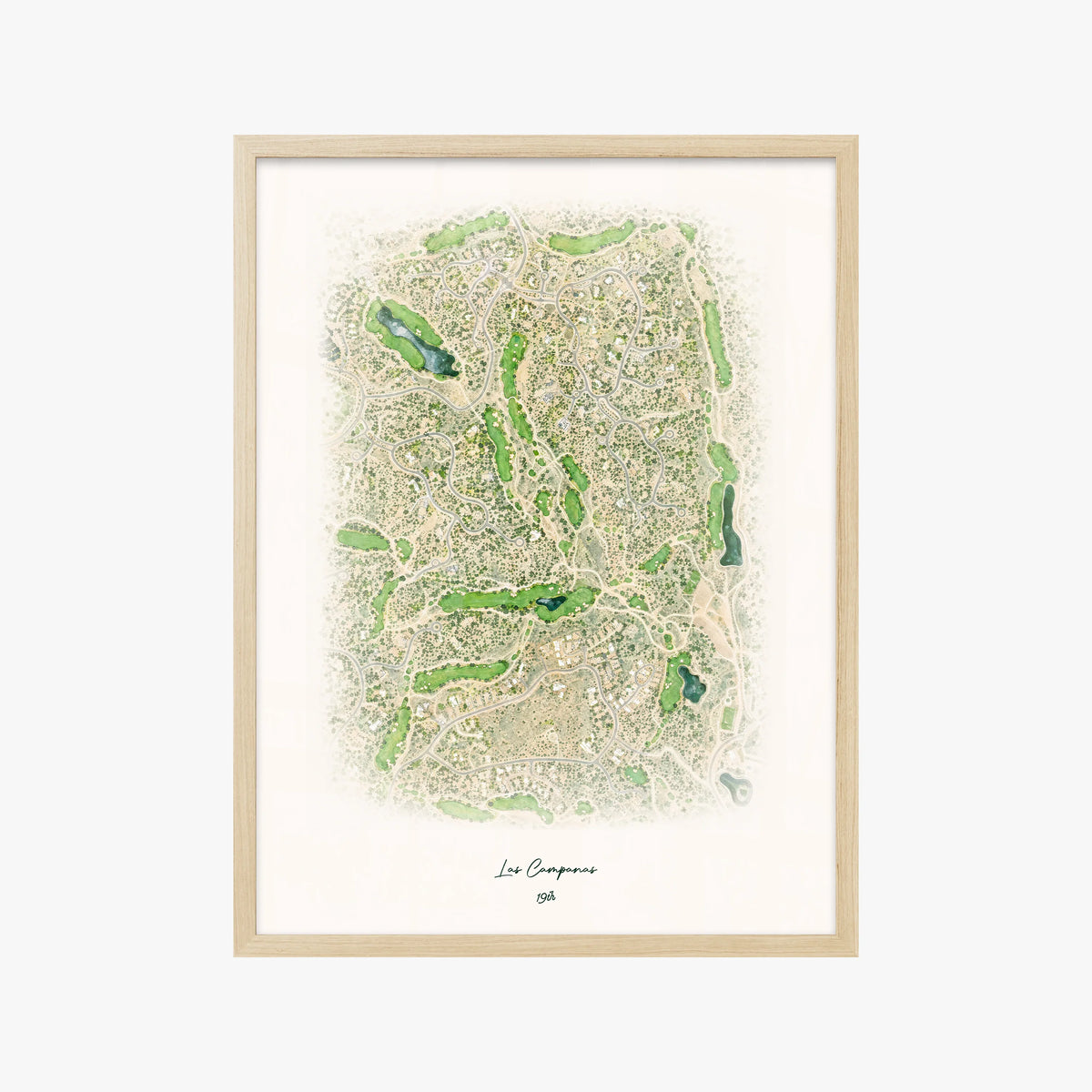 Las Campanas wood frame