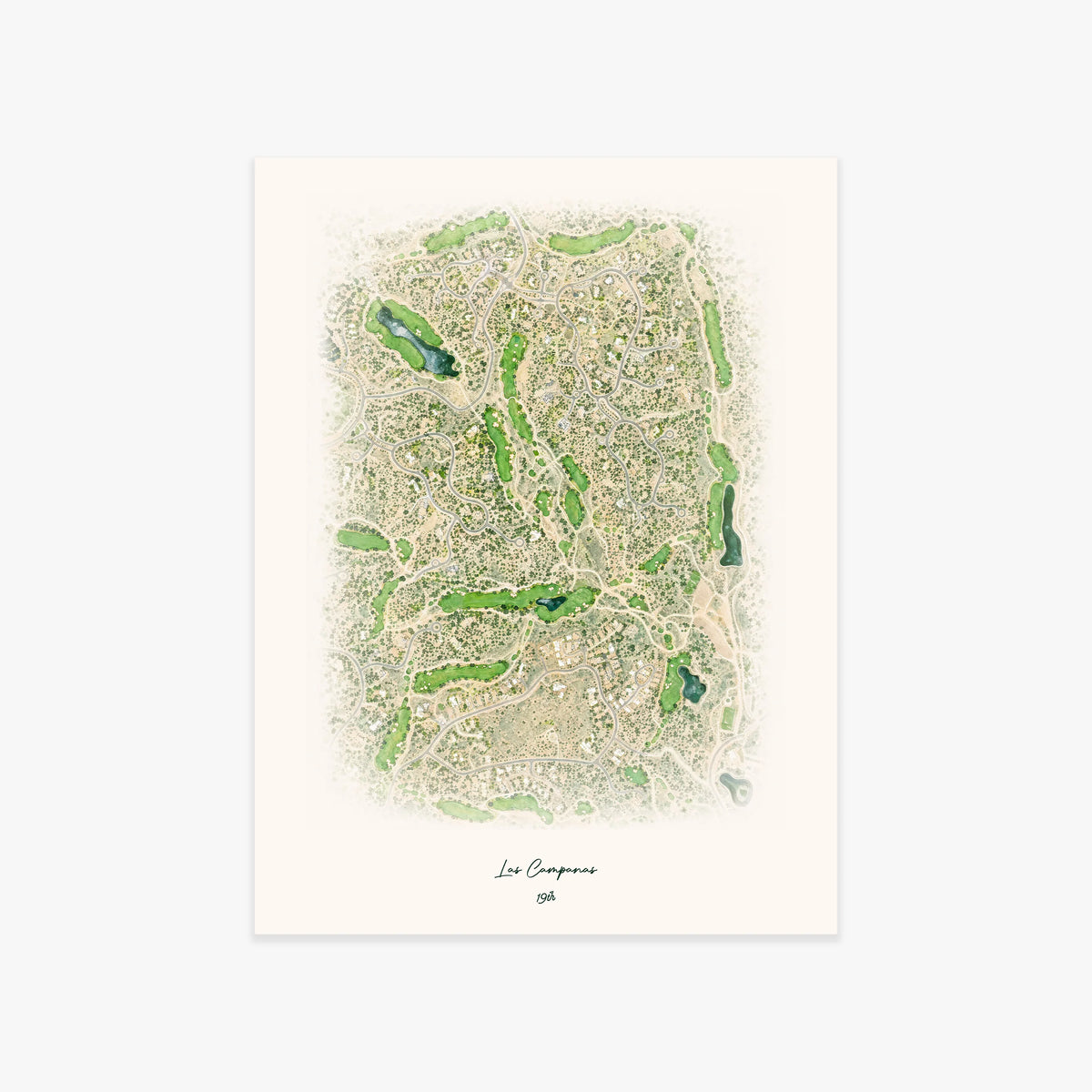 Las Campanas printed artwork