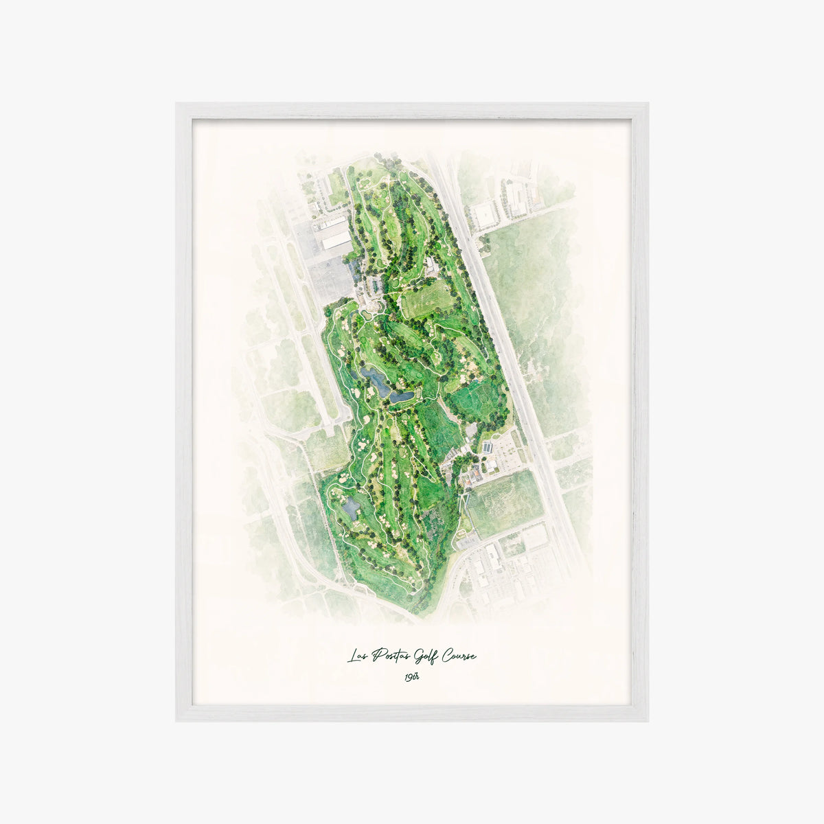 Las Positas Golf Course white frame