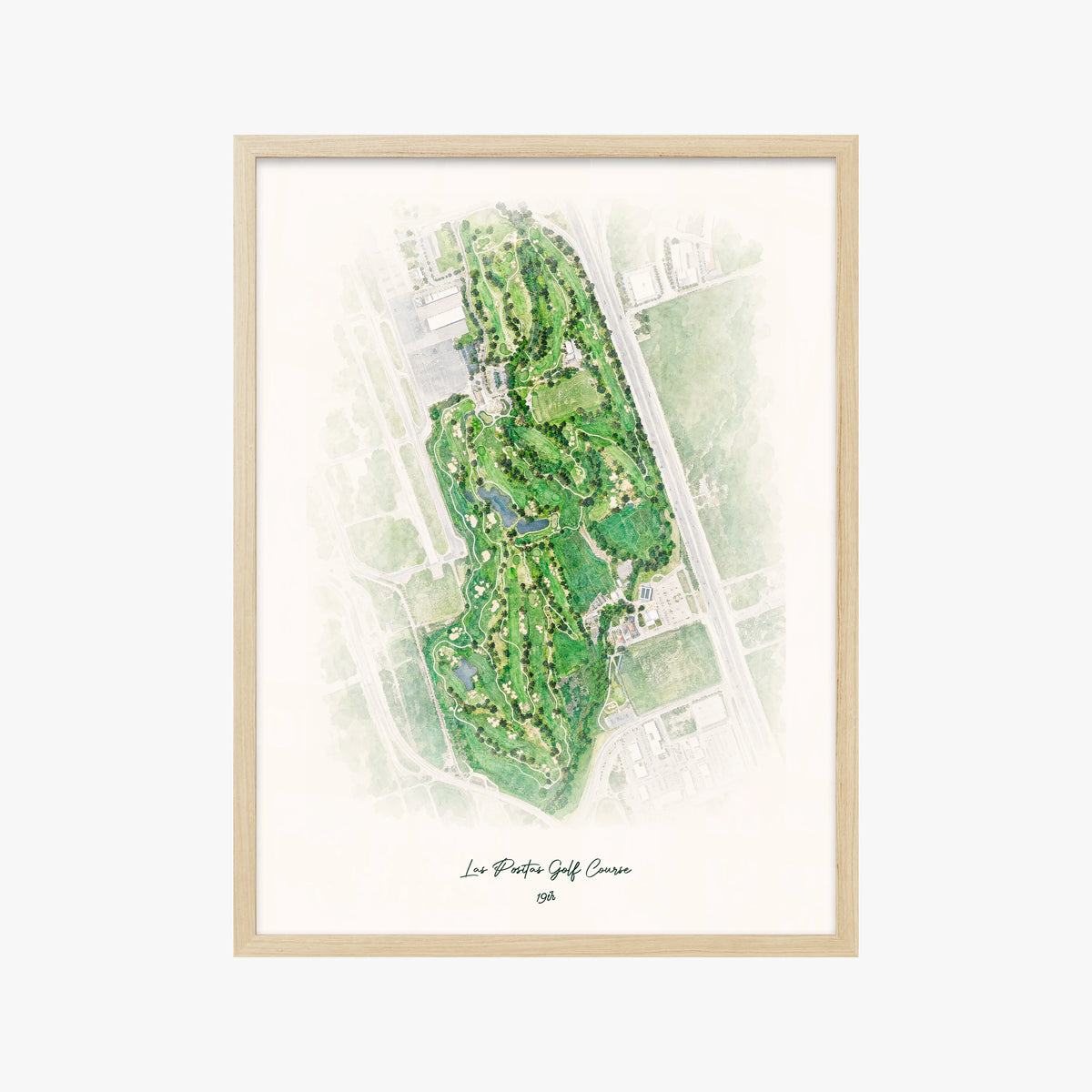 Las Positas Golf Course wood frame