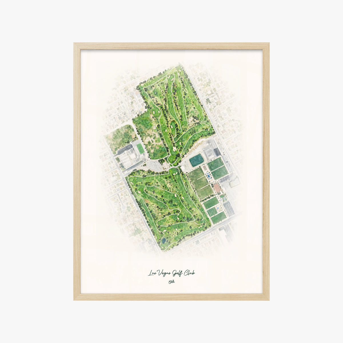 Las Vegas Golf Club wood frame