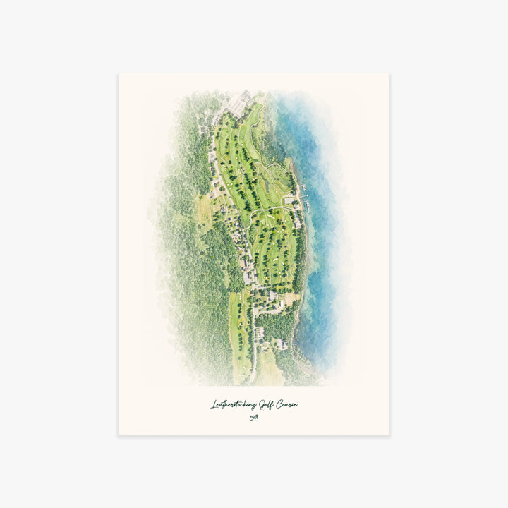 Leatherstocking Golf Course printed artwork