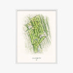 Leewood Golf Club white frame