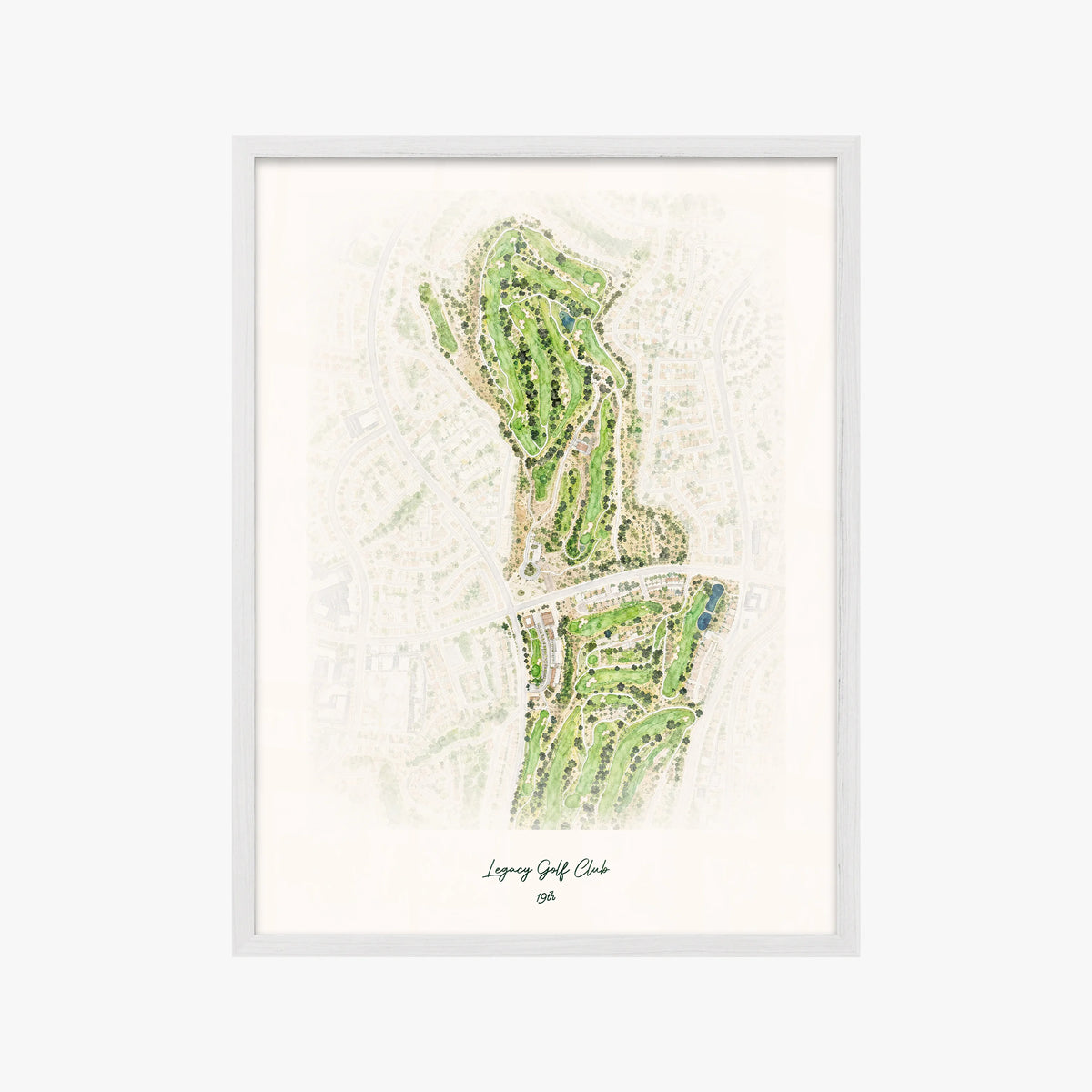 Legacy Golf Club white frame
