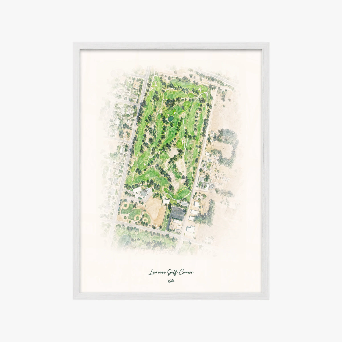 Lemoore Golf Course white frame