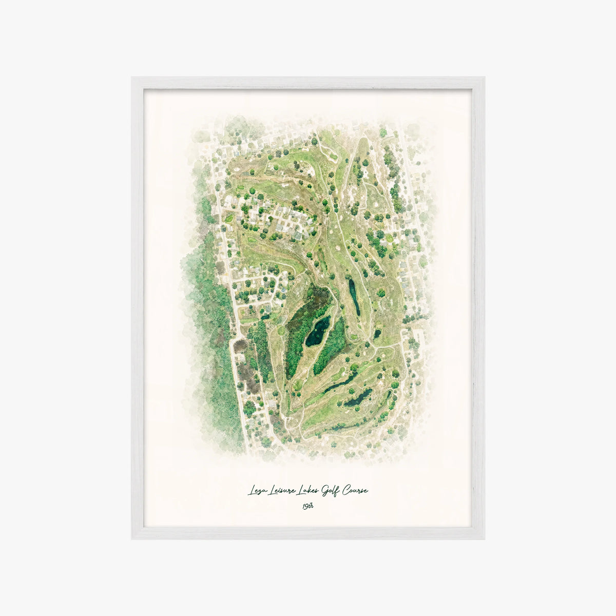 Leza Leisure Lakes Golf Course white frame