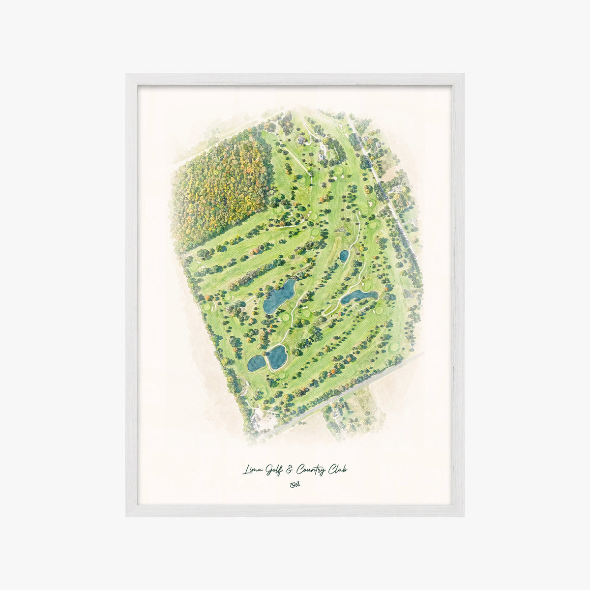 Lima Golf & Country Club white frame