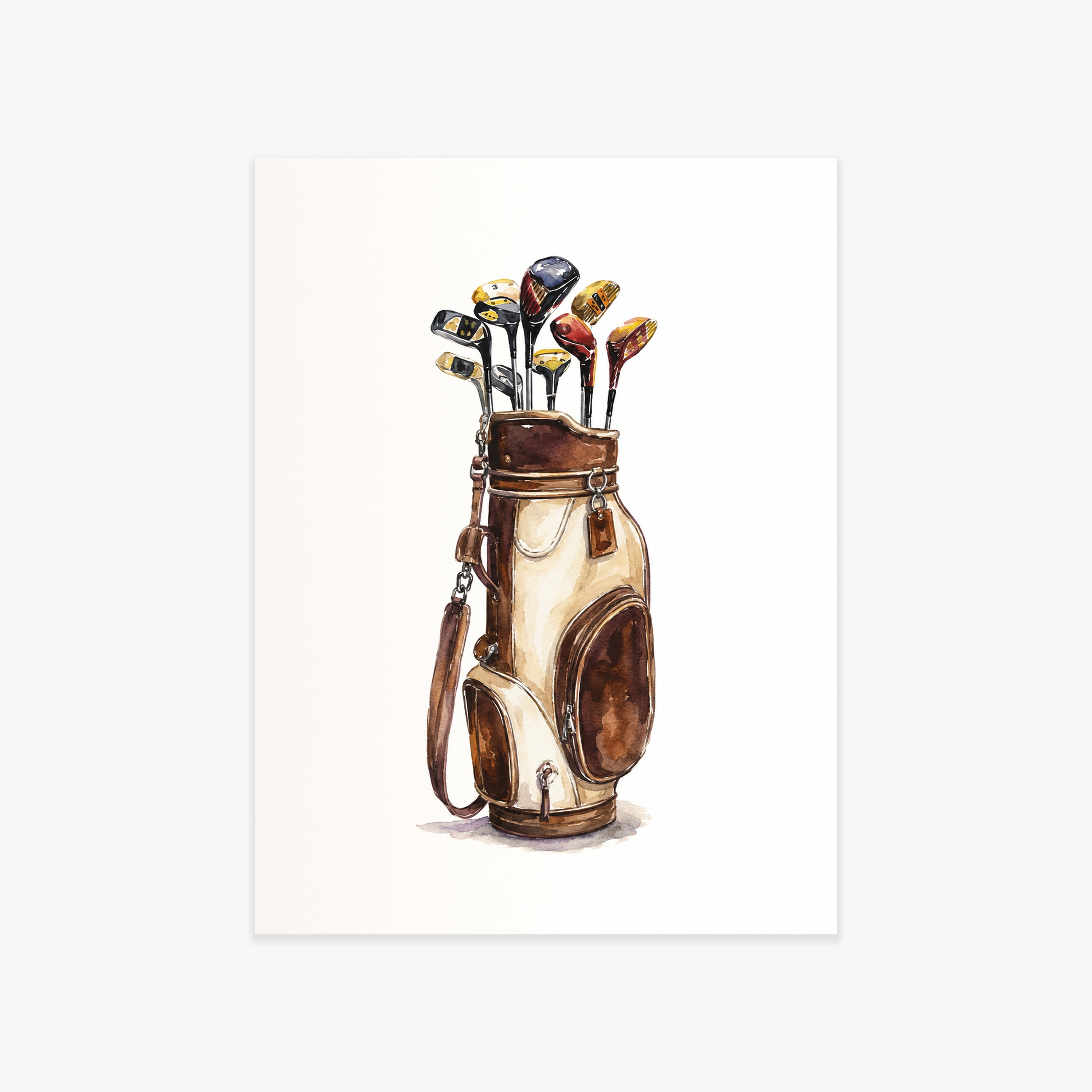 Golf Bag Print - Test