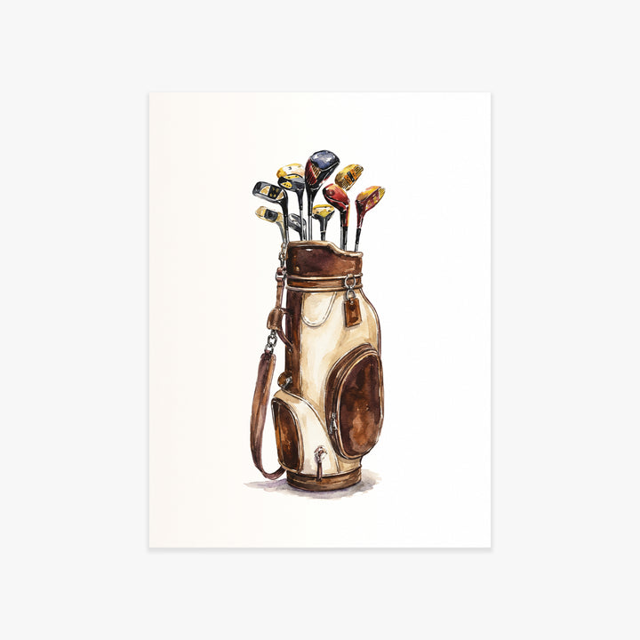 Golf Bag Print - Test