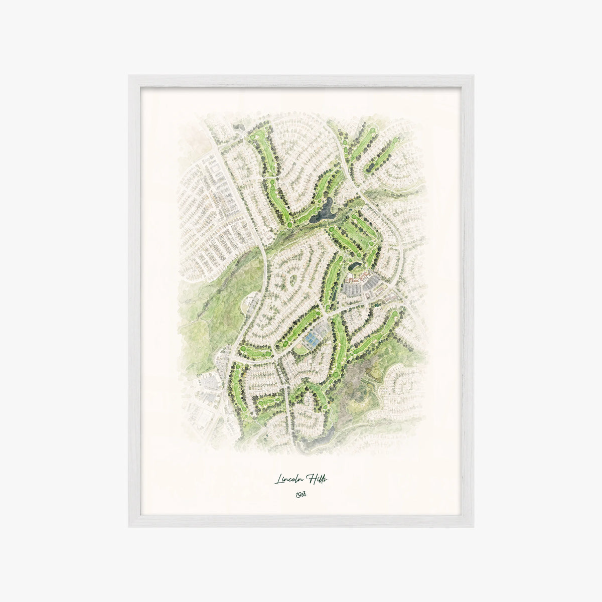 Lincoln Hills white frame