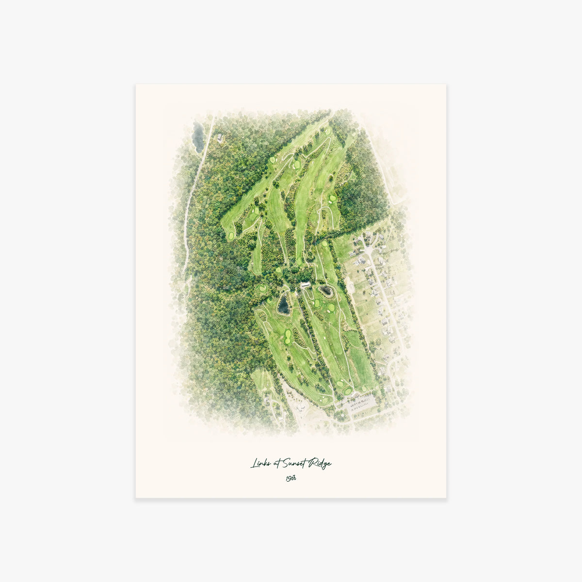 Links at Sunset Ridge printed artwork