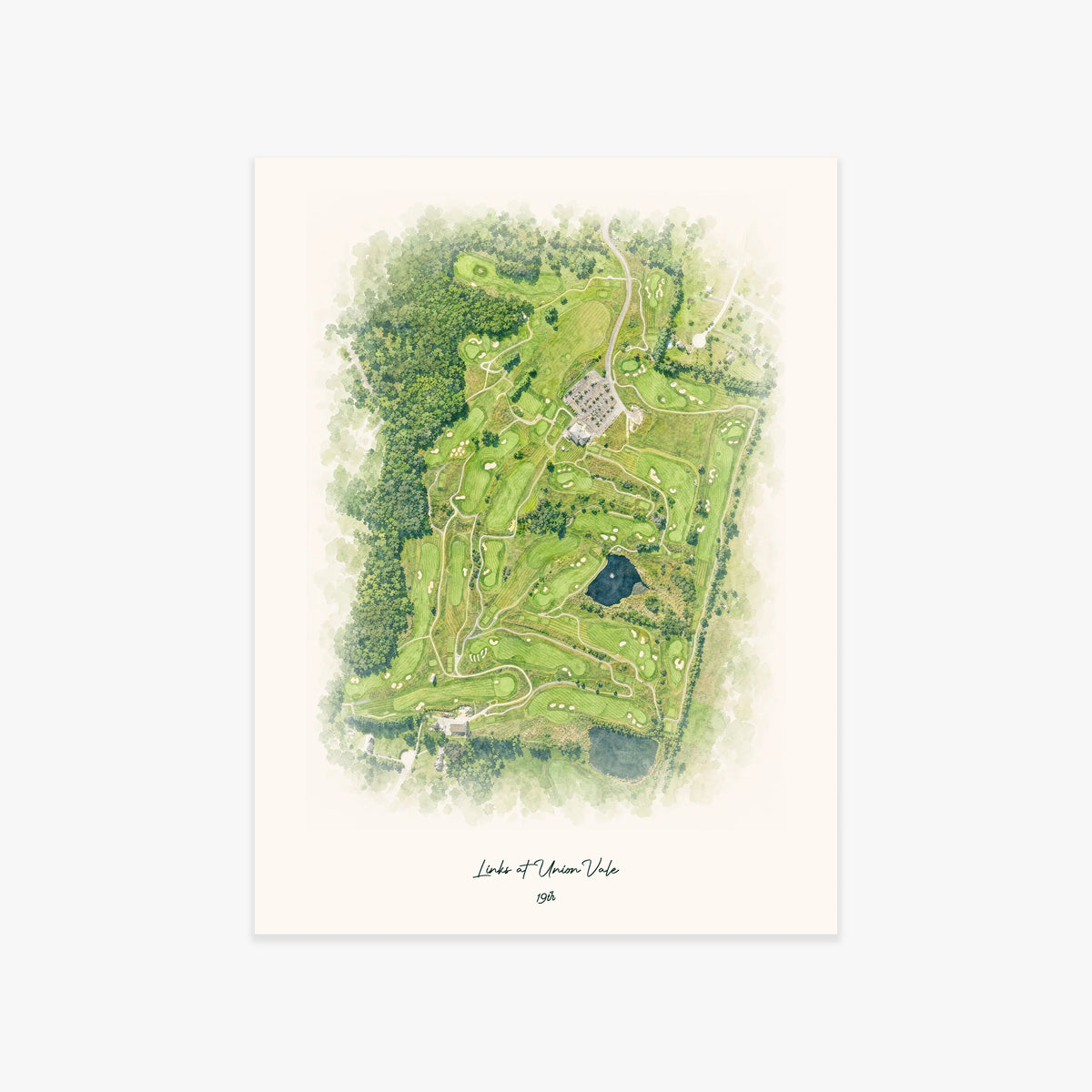 Links at Union Vale printed artwork