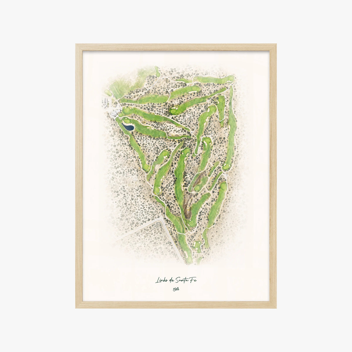 Links de Santa Fe wood frame