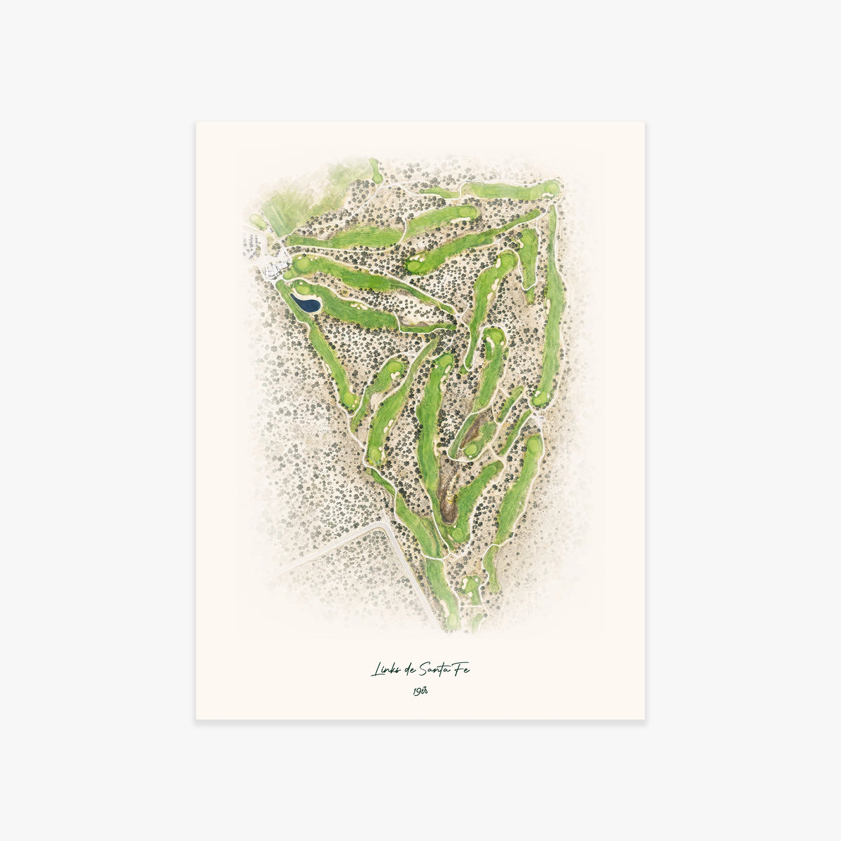 Links de Santa Fe printed artwork