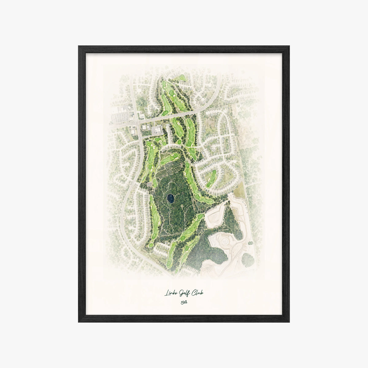 Links Golf Club black frame