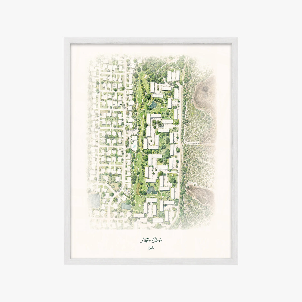 Little Club white frame