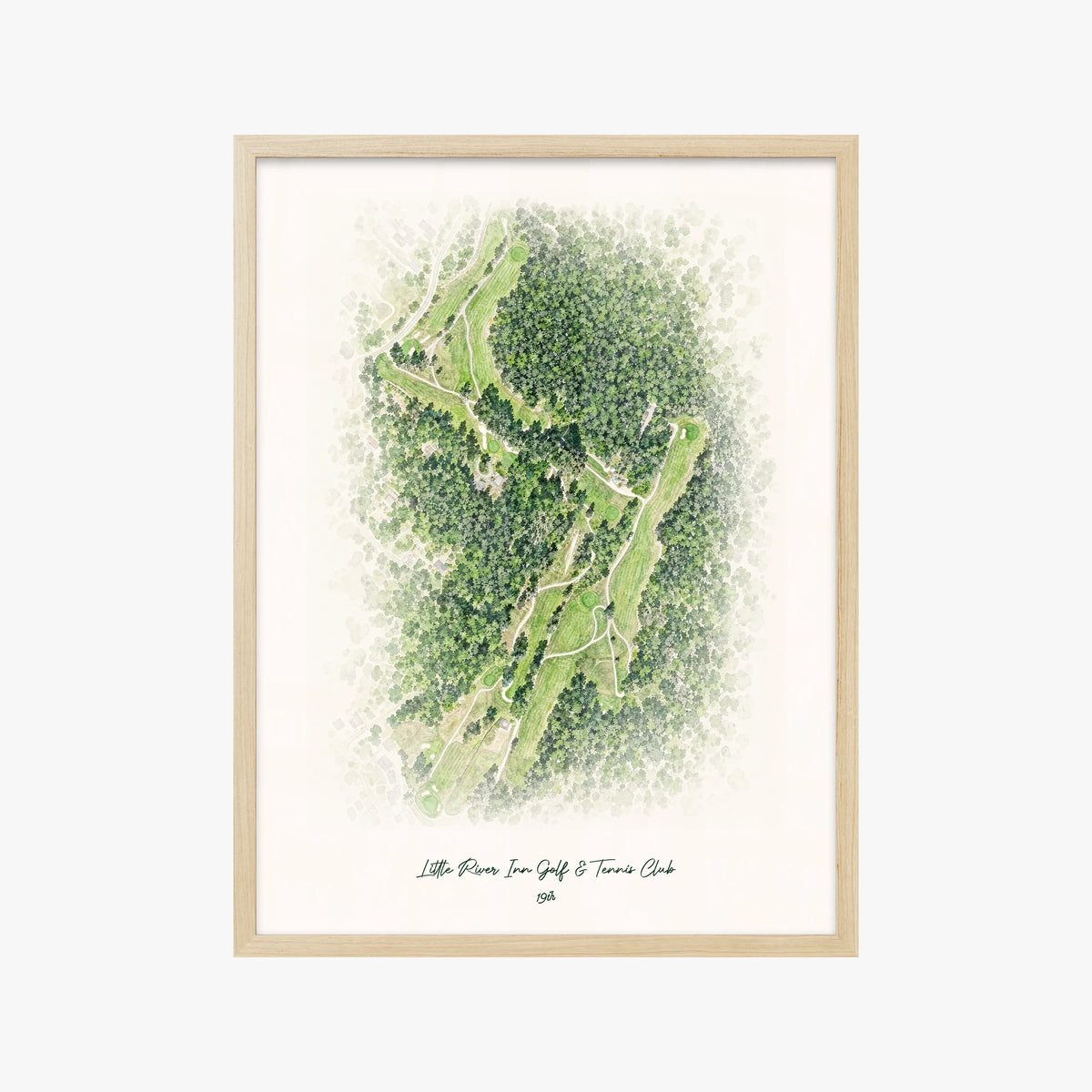 Little River Inn Golf & Tennis Club wood frame