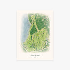 Lochmor Golf Course printed artwork